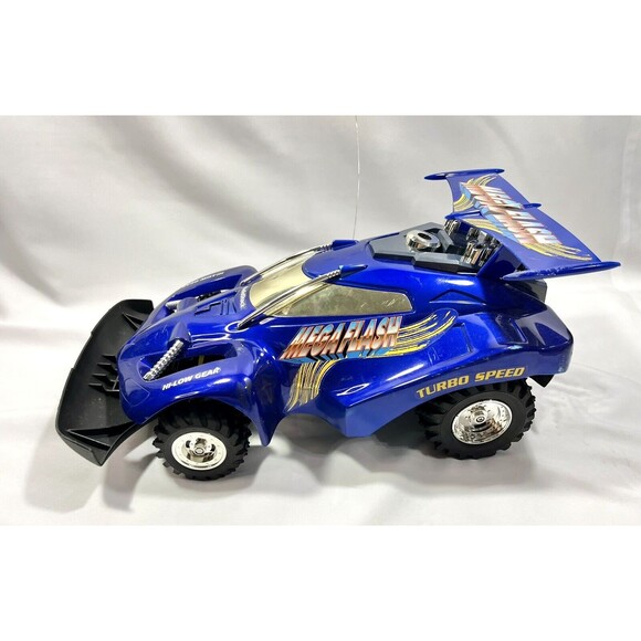 Vintage 1999 RADIOSHACK MEGAFLASH 9.6V Remote Control CAR Off Road Buggy w/ Box - Picture 5 of 16